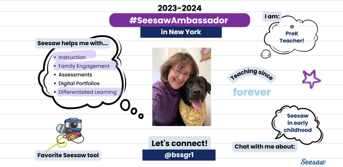 I’d love to connect with other PreK teachers who use Seesaw!
@Seesaw @seesawlearning #SeesawAmbassador