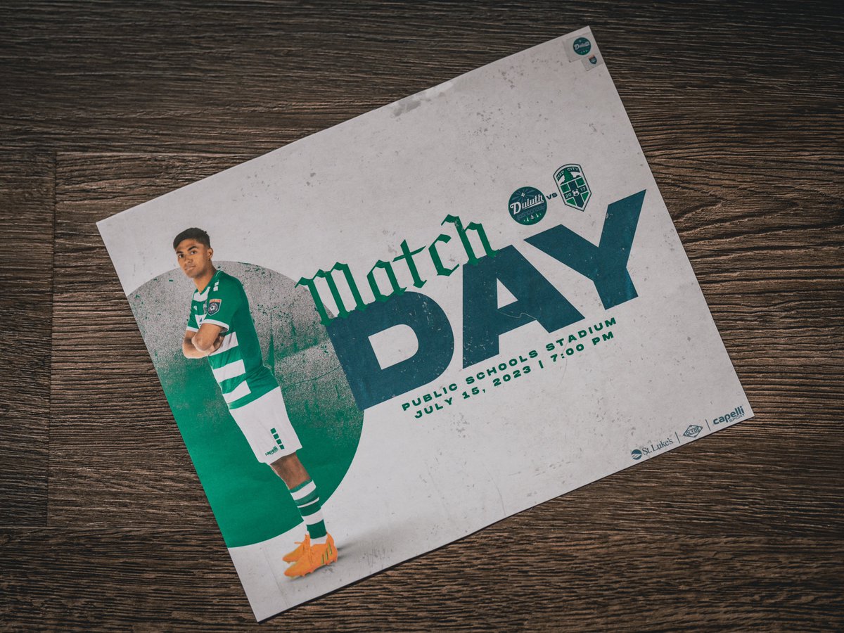 DuluthFC's tweet photo. The Conference Final 

Tonight - 7 P.M. - PSS

Tickets &amp; Stream: https://t.co/Ykk6LAaFrF

#DuluthFC #BlueGreens https://t.co/GjhcqQBS96