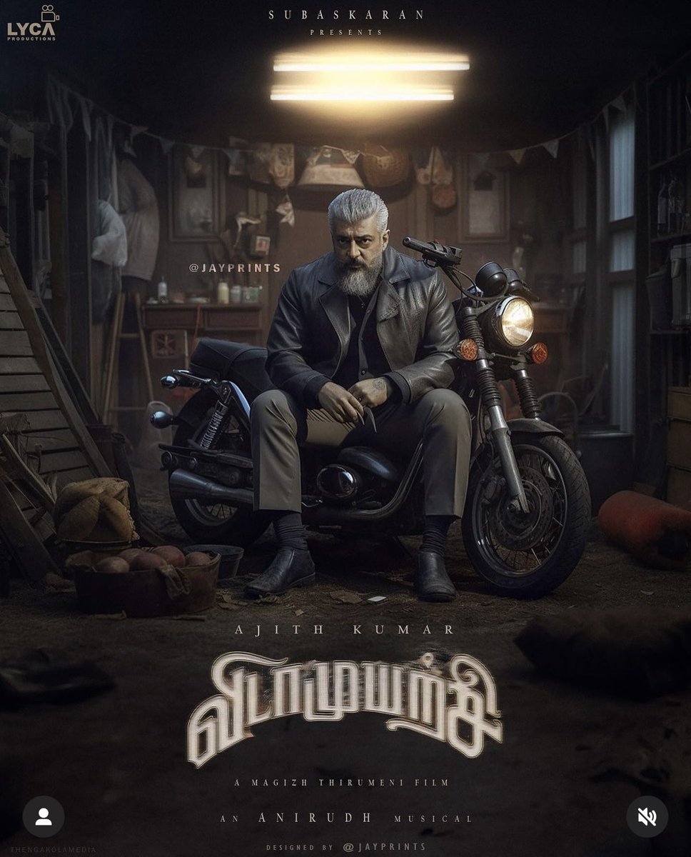 TFC_mass's tweet photo. Wow 😲 #VidaaMuyarchi Designer Made Poster #Ajithkumar https://t.co/kCLkzuSgO6