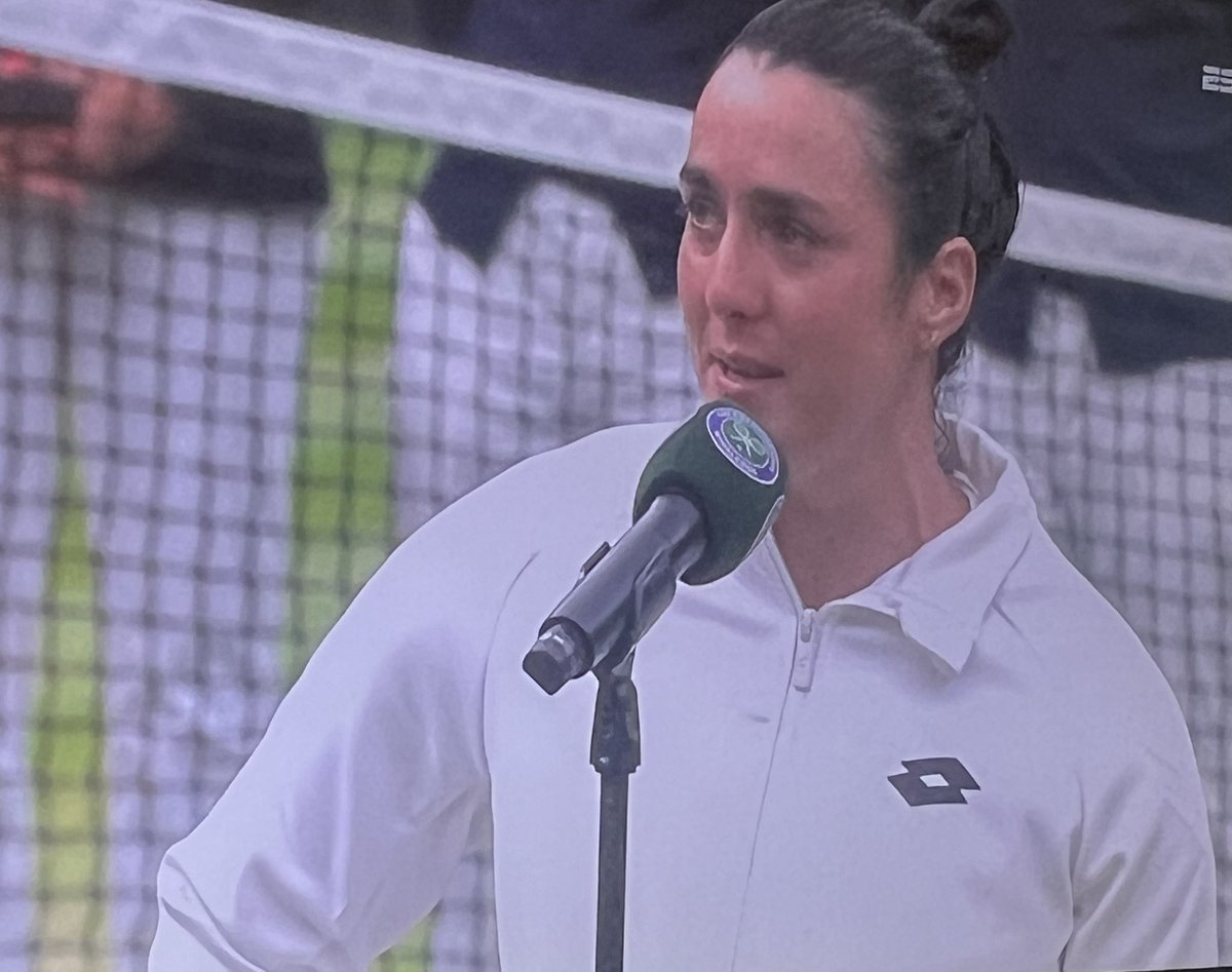 With such talent and grit, @Ons_Jabeur will make her way back to many more Grand Slam Finals, and her legion of followers will continue to grow. Pure class. #WIMBLEDON