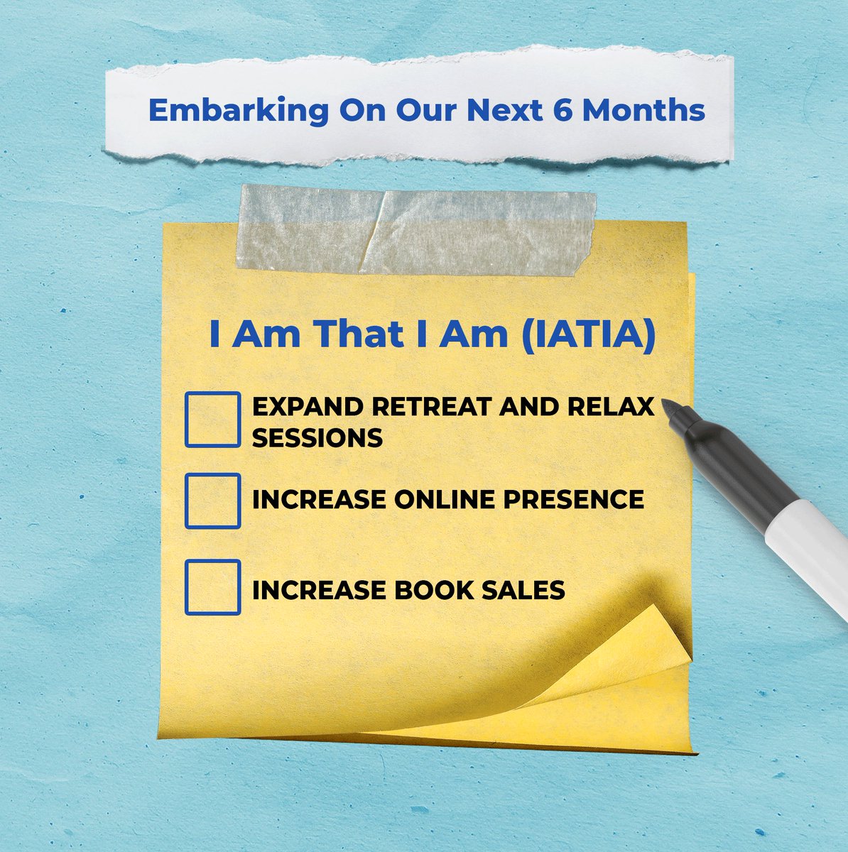 id8that's tweet photo. Share your next six months’ goals in the comments section below, and let's ignite a wave of inspiration together. 

#ideatethatlimited #id8that #LetsGo‼️ 
#iamthatiam #IATIA #goals #dreams   #dreamswithpurpose #affirmation #inspireandbeinspired #goals 🎯
https://t.co/DEZF1nPJuf https://t.co/iIJKO81WSu
