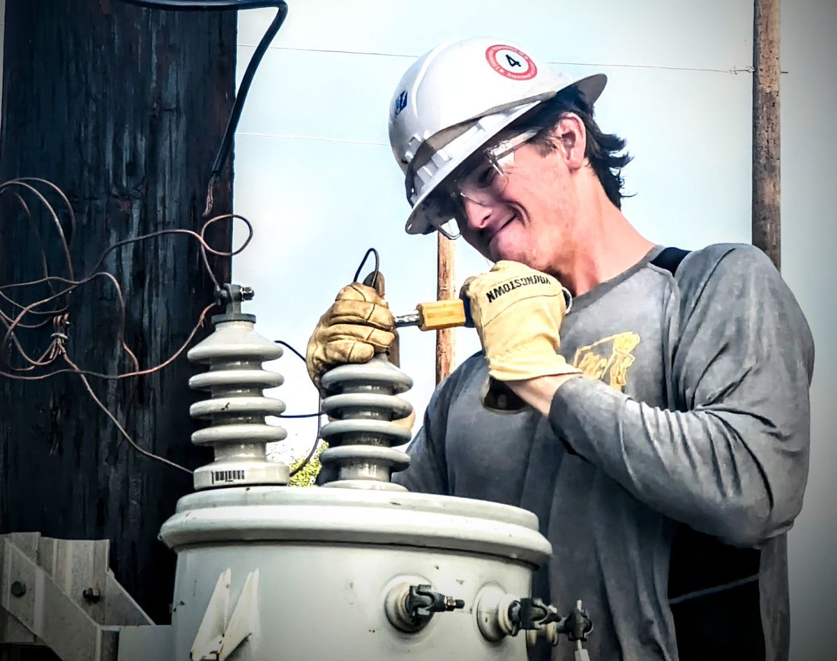 PedernalesCoop's tweet photo. The Texas Lineman's Rodeo is in full swing! PEC crews are competing in the hurt man rescue, pole climb, and more. Let's go guys!
#TexasLinemansRodeo #TLRA #TeamPEC #PECProud https://t.co/5I6fNACIRO