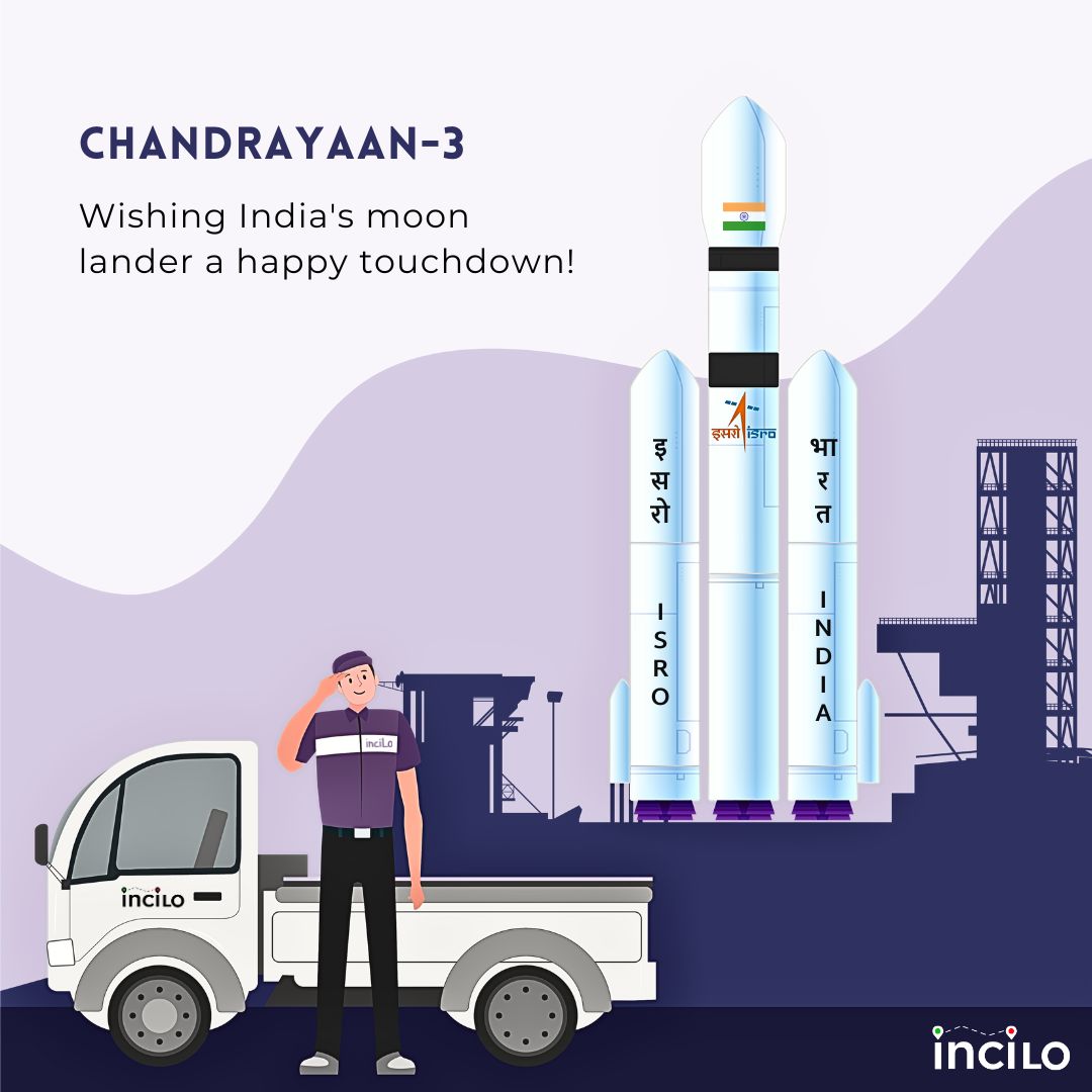 inciloIN's tweet photo. Reaching for the stars, Chandrayaan-3 takes flight! Wishing Chandrayaan-3 a safe and successful journey to the moon! May it light up new horizons of knowledge and inspire generations. Go, India! #Chandryaan3 #ISRO #isroindia #Chandrayaan3Launch #IndiaOnMoon #Space  #SpaceMission https://t.co/dJ8Qt7W1hU