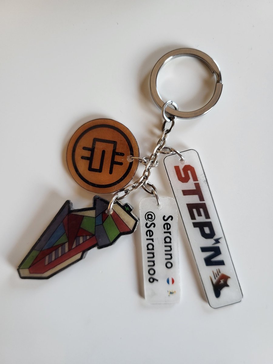 m_stph's tweet photo. Hello Stepners 😁
I'm back with another #STEPN 
#giveway in Europe this time 🍀
I'll let you choose what you want to win 😉 
• Key rings 
Or 
•Physical nft 

Comment to let me know end vote in pinned tweet https://t.co/dXYT4fxQYt