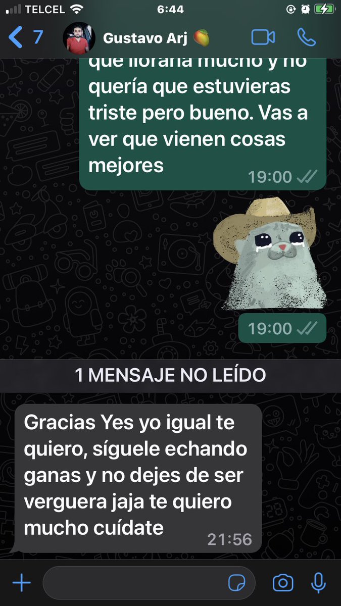 Yesmnc1's tweet photo. Tengo que sacar mi sentir, mis mejores amiguitos del trabajo se están yendo, primero Pao, Gus y tal vez Zaira. Y yo siento muy feo que me encariño, pero también siento muy bonito sus palabras que me dejan antes de irse 🥺🥹🥺🥹🥺 https://t.co/TycRgJOR6R