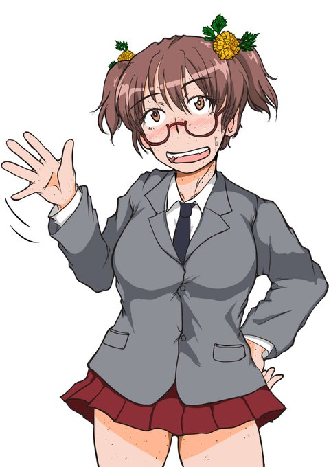 #一日一サンダース
誕生日用に描いてたけどツマンナイので没なアリサ。誕生花にはマリーゴールドを採用。「嫉妬」「絶望」
「悲嘆」。おぉ、もう・・・ 