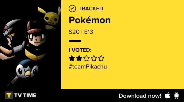 liddell_alien's tweet photo. I've just watched episode S20 | E13 of Pokémon! #pokemon  https://t.co/d0QQI9N14T #tvtime https://t.co/4oooEl6xVG