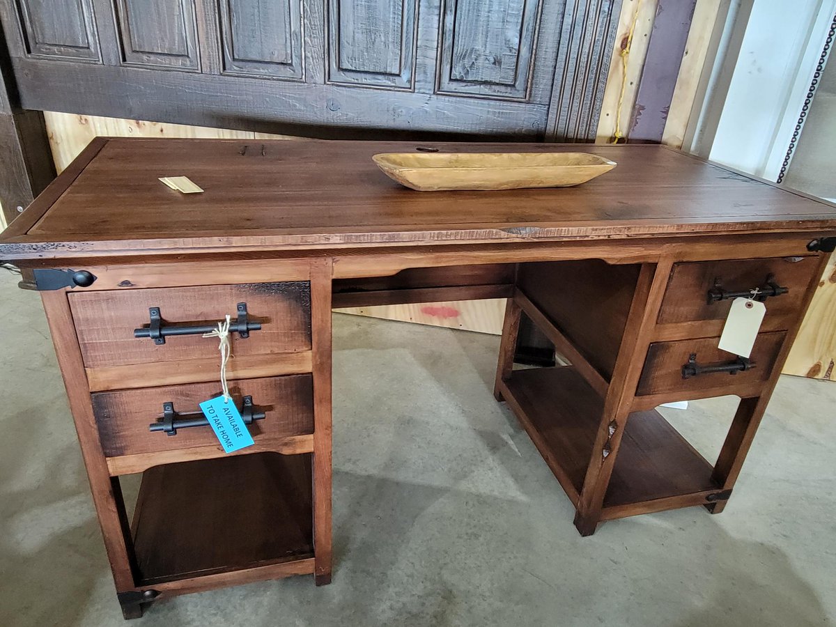 rusticbarninc's tweet photo. Did you say you were looking for a new desk?  Well, we've got you covered! Drop by The Rustic Barn, Thurs-Sat from 10 to 5 and check out our beautiful options!  https://t.co/GVoVi32d0N #desks #furniture #rustic #realwood https://t.co/FiQmlNmsxq