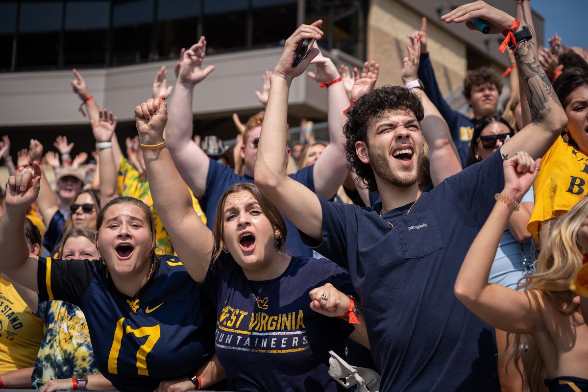 WestVirginiaU's tweet photo. Only 56 days until we are back in Milan Puskar Stadium. 🙌🏈 https://t.co/Xysl1GKLg1