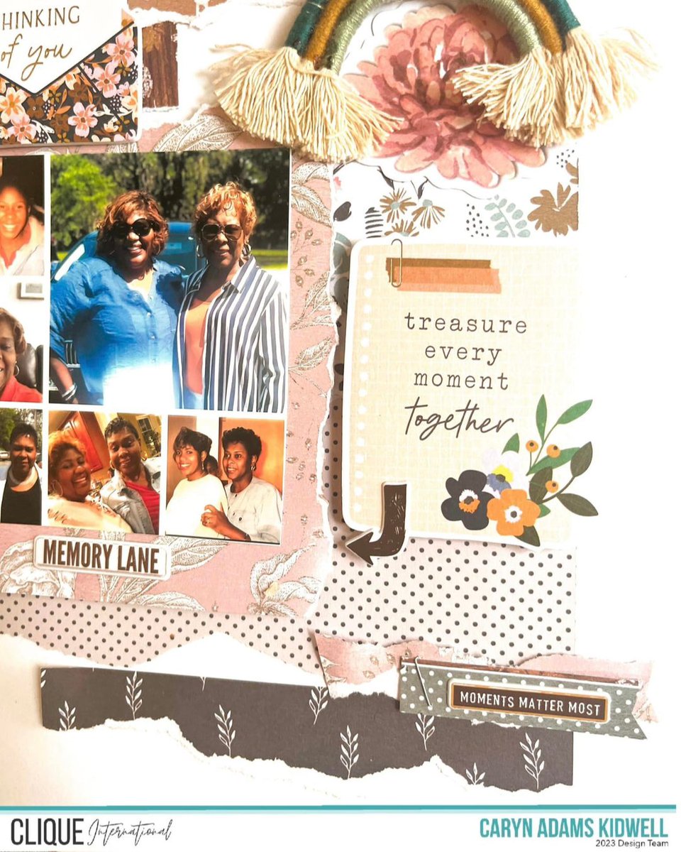 Treasure every moment together! <a href="/thecraftycaryn/">I am Caryn_but not that Karen</a> says, "We must document the happy &amp; hard times❤️🕊️ Put together this photo collage of my Mom..my forever angel for Mother’s Day🕊️❤️ Used @cliquekits Limited Edition “Inspired by Olivia” kit. Filled with @fancypantsdesigns “Memory