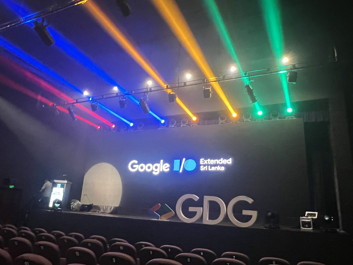 kuanhoong's tweet image. Eventful day at Google IO Extended Sri Lanka #IOExtendedLK #ioextended