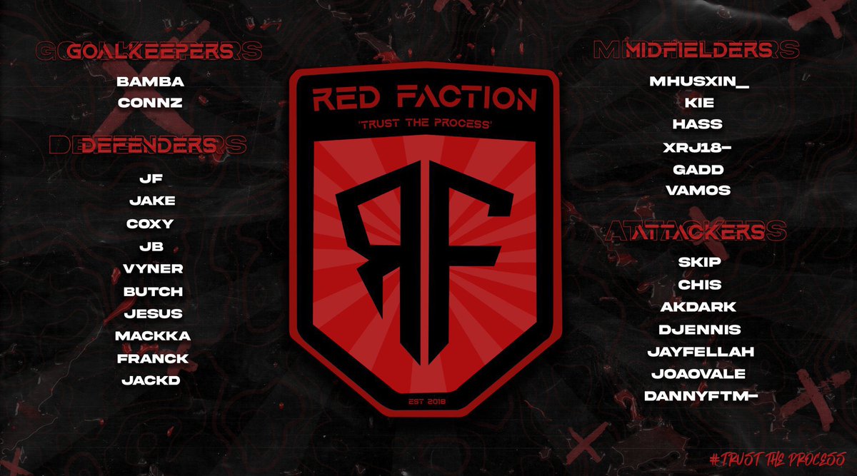 Ladies and Gentleman the squad list for this season ❤️ in <a href="/OfficialVPG/">Virtual Pro Gaming</a>