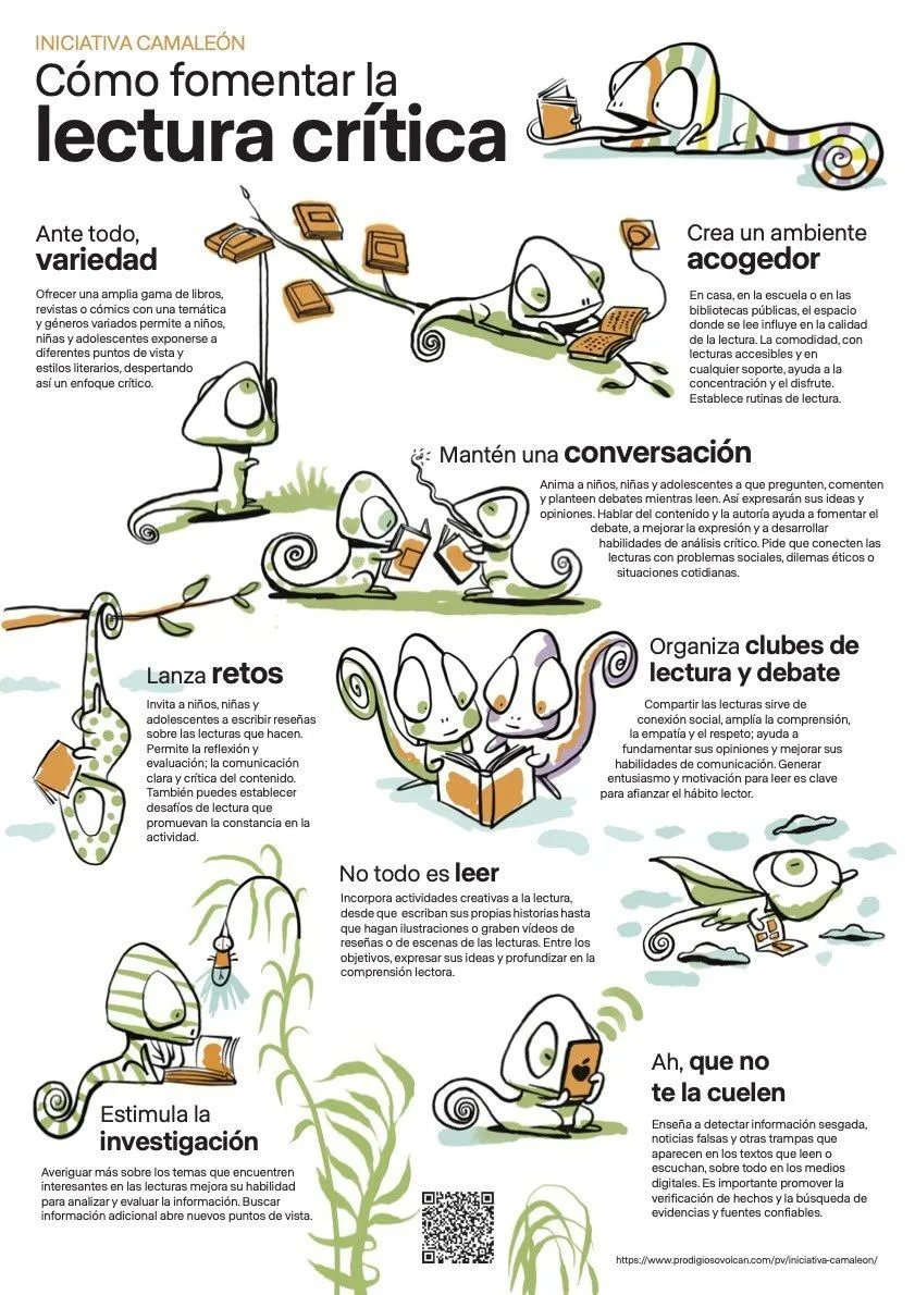 JulianMarquina's tweet photo. 🤩📕📖 8 puntos para fomentar la lectura crítica entre la juventud

🔗 https://t.co/qO9lR65bYw

📚 #Bibliotecas
📖 #Lectura
🧐 #LecturaCrítica
📗 #Leer
📘 #Libros
🔖 #IniciativaCamaleón https://t.co/Cs4NNTBr2H