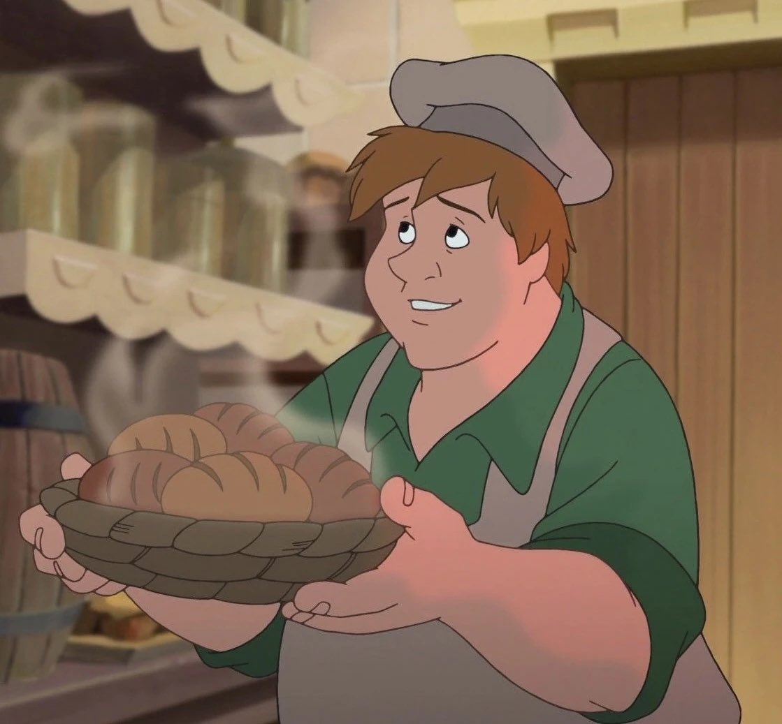 todays plus size character of the day is the baker from cinderella!