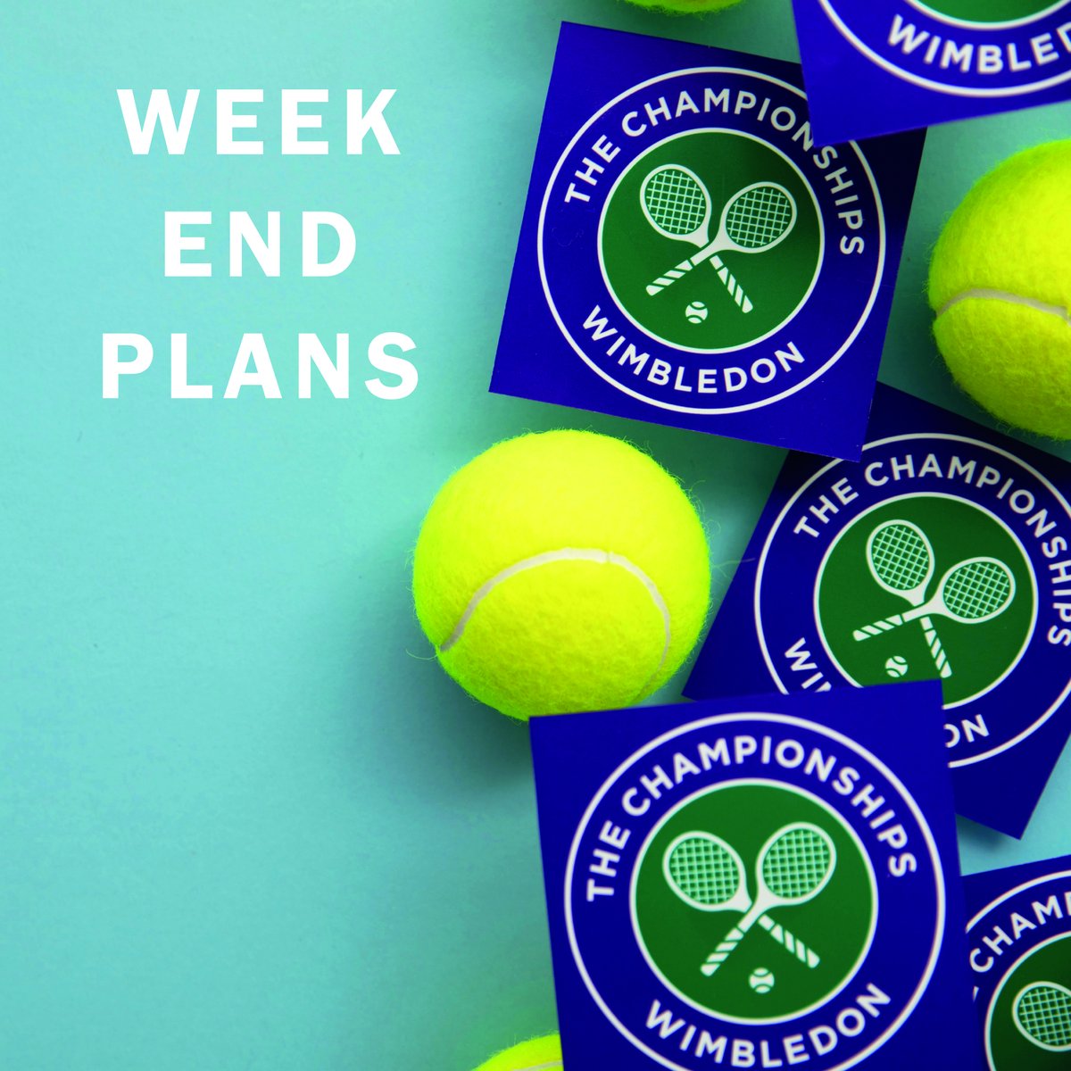 Who will be tuning in this weekend to see the Wimbledon finals? 🎾🍓🌞🥂 #Wimbledon #AELTC