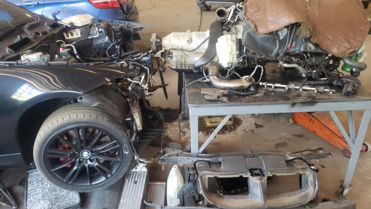 Project car, it never ends always something else to do! Almost done with this phase. #N54 #BMW