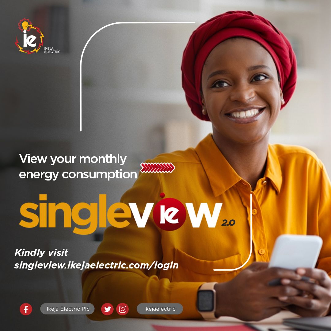 ennylacoster's tweet image. Now is the best time to start using the Ikeja Electric upgraded #SingleView.

With just few clicks you can now examine your monthly energy consumption as well as the availability of power in your neighbourhood. To get started, visit: bit.ly/IE-Singleview

#SingleViewUpgraded