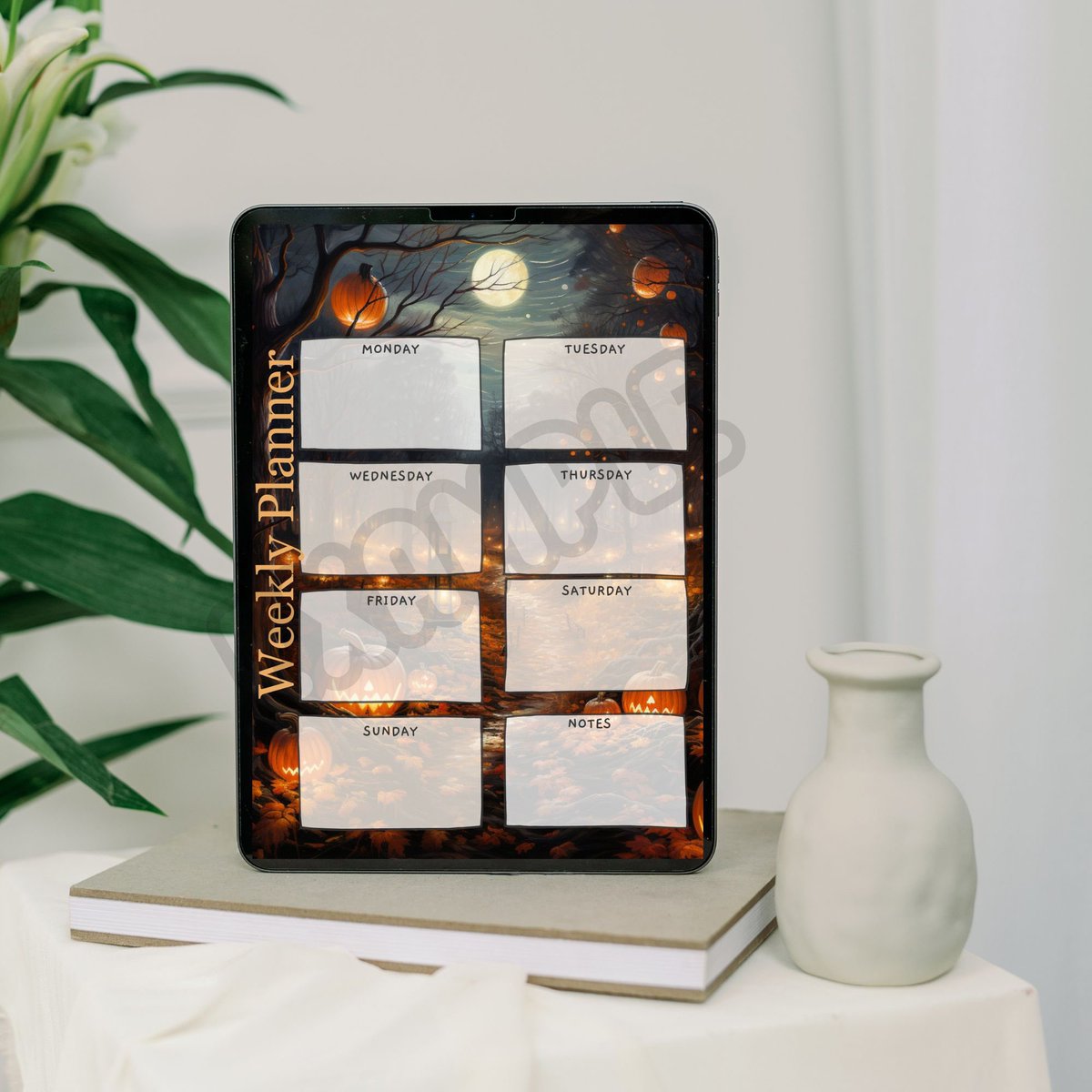 NormasRckCreat's tweet photo. The Jack-o-lantern Digital Weekly Planner is a spooky and fun way to organize your week!  https://t.co/K58AbgXk26 #digitalweeklyplanner #digitalplanner #halloween #Halloween  #spooky #pumpkins #jackolatern https://t.co/cwavl00h5t
