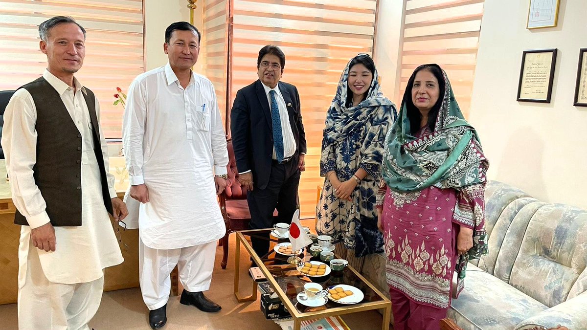 HussainAliChan8's tweet photo. Meeting with Ms. Saito Machi Vice Consul, consulate general of Japan, Karachi. We discussed about promotion and development of JKA in Pakistan. Briefed her in detail about recent JKA Pakistan activities since March 2023 including JKA national conference, national training camp. https://t.co/JyZZRBlZbv