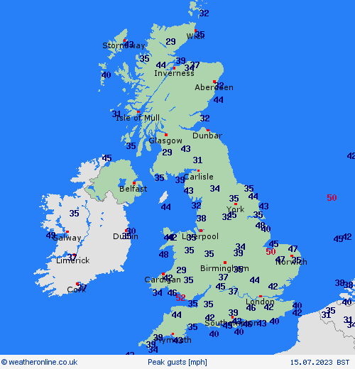 weatherschool's tweet image. Its a windy day out there and will continue to be windy and gusty overnight and into Sunday. Here are the peak gust speeds so far recorded across the country in mph. #weather #ukweather #windyweather