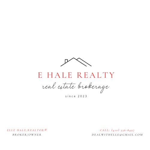 Official logo for E Hale Realty RE Brokerage. More to come. #PARealtor #BlackBrokerOwner #EHaleRealty