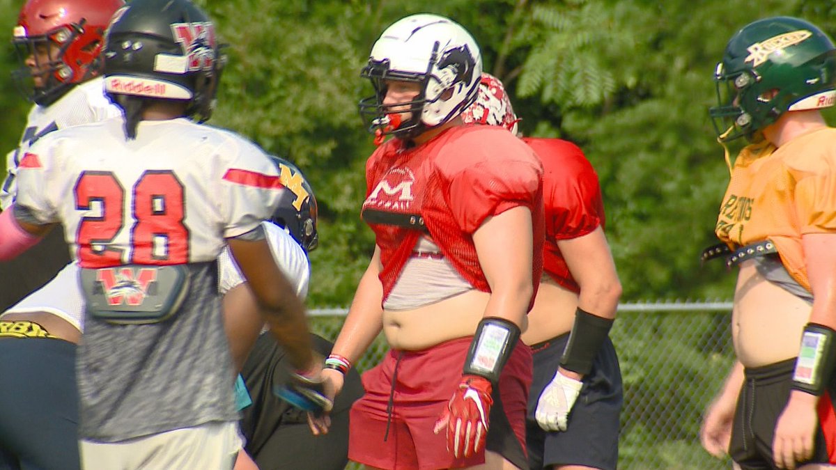 .<a href="/whsbulldogsfb/">Williams Football</a>'s <a href="/grayson_loy/">Grayson Loy</a> &amp; <a href="/jaelanbrown04/">Jaelan “jb” Brown 💫</a>, <a href="/nwestfootball/">Northwest Guilford Football</a>'s <a href="/michaelgodette_/">Michael Godette</a> and <a href="/EdenMorehead/">Morehead Panthers Nation 🏈</a>'s <a href="/gavinm59/">Gavinm61</a> on the practice field this morning prepping for <a href="/NCCoachesAssn/">N.C. Coaches Assn.</a> East-West All-Star Game. <a href="/WFMY/">WFMY News 2</a> #wfmysports