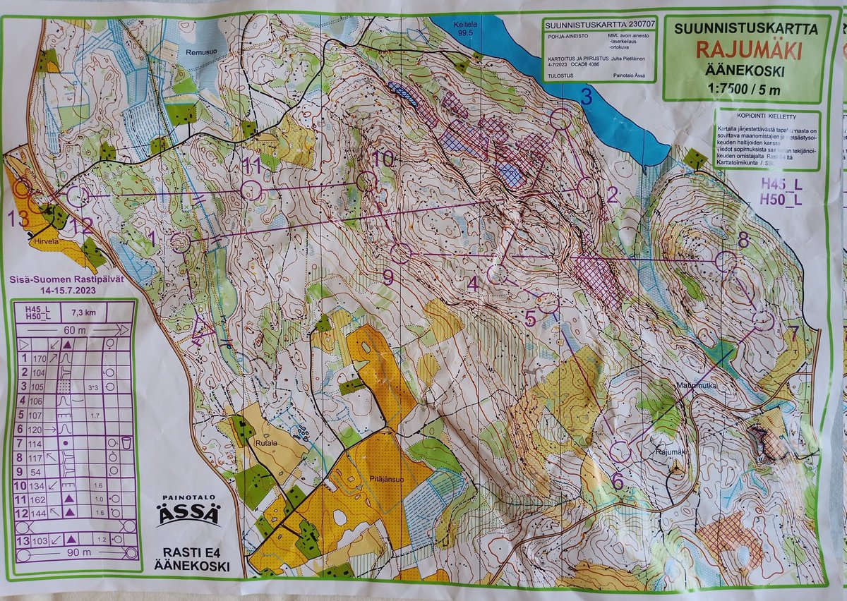Tänään oli vuorossa vielä rajumpi koitos Rajumäessä. Pitkä matka ja käynti itse mäessä ja Hitonhauta ristiin rastiin. Tässä kunto kohenee, vähitellen. #sisäsuomenrastipäivät #sumiainen