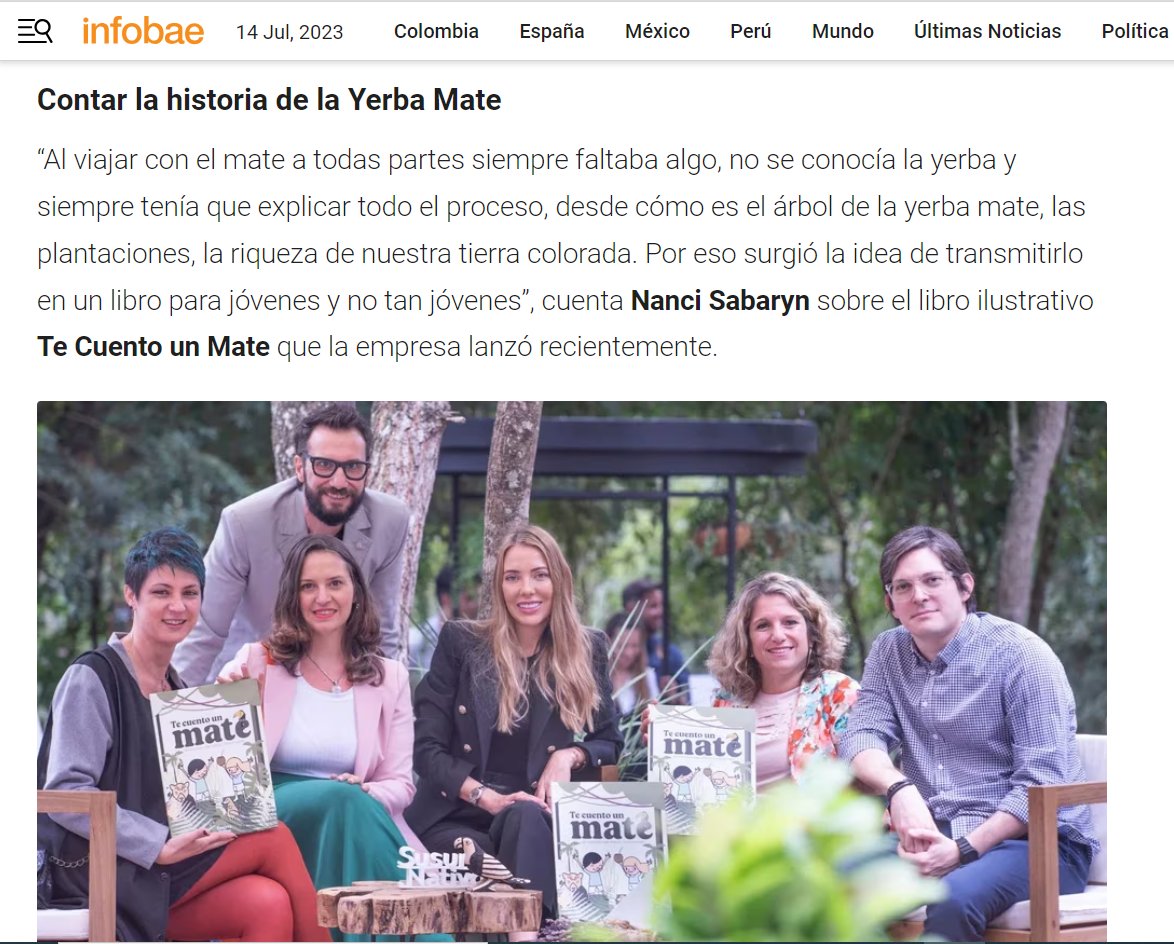 pozzibranding's tweet photo. 🌱#SusurroNativo, empresa con la que trabajamos desde su creación sigue apostando a la expansión y diversificación, confiando en nuestra agencia 🙌
Nota completa en infobae 📰👉https://t.co/E8gUorl6C3
#yerbamate #mate #yerbamateblends https://t.co/yT8xmYe0Wi