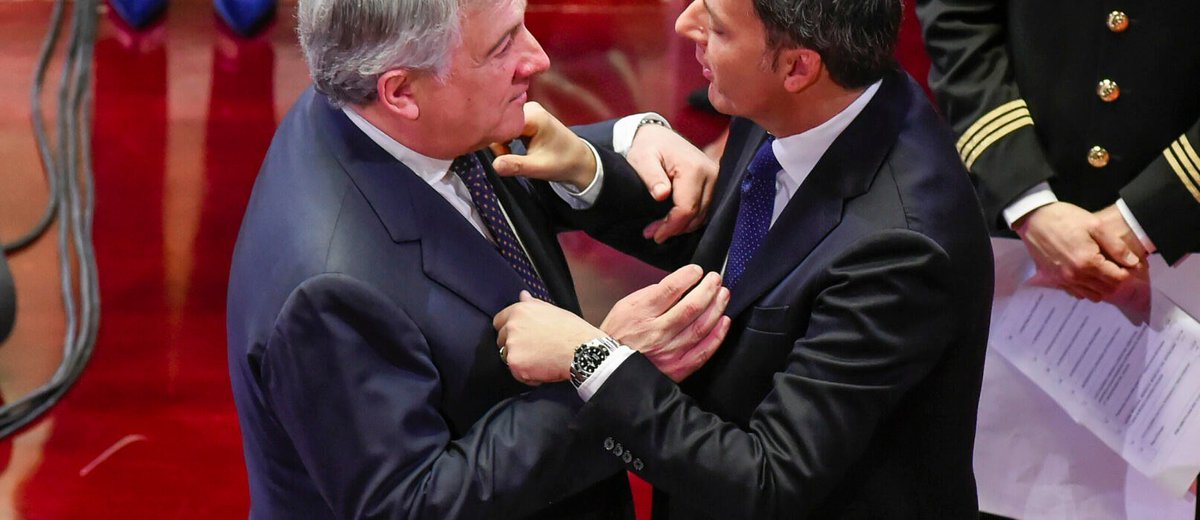 BlobRai3's tweet image. &quot; L&apos;EREDITA&apos; (RAI1) &quot;.
(&apos;Insegno docet&apos;?!?).
Renzi all’assalto di Tajani per l’eredità politica ed elettorale di Berlusconi... (Policy Maker)
Alle 20.00 su #rai3 #Blob1993