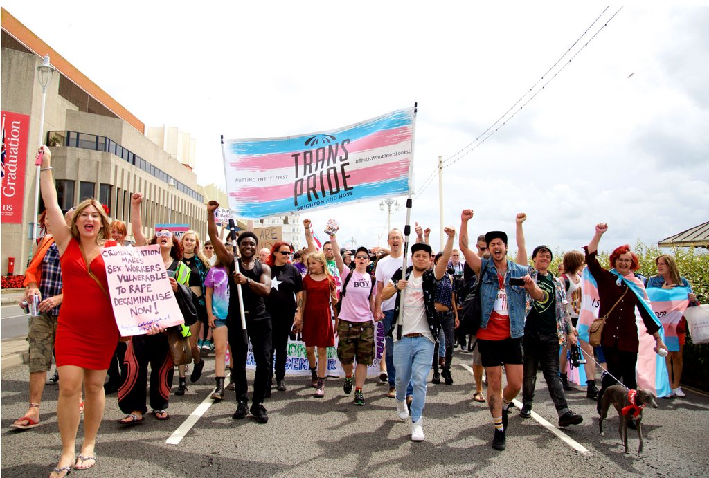 brighton_seas's tweet photo. Happy Trans Pride!⁠

 Sharon Kilgannon  has documented TransPride since its inception back in 2013. The works were part of our Queer Photography @theledwardcentre

#transpride #transjoy #brightonandhove #transrights⁠
⁠
@TransPrideBrighton⁠
@TPrideBrighton⁠
@alonglines https://t.co/9BZZKrCz3g