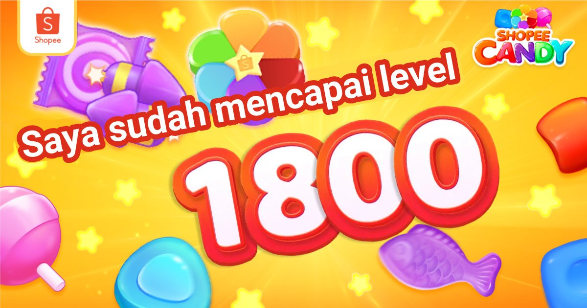NZeelora's tweet photo. Saya berhasil melewati 1800 di Shopee Candy!  https://t.co/iVkCphqIAI https://t.co/cqTVpeTvWk