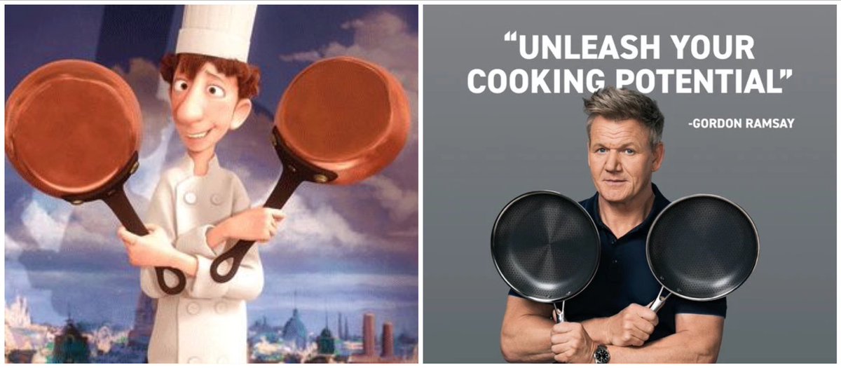 brett_makes's tweet photo. I see what you did there @GordonRamsay @hexclad 
…. And it worked, I bought like all the pans. https://t.co/3I0IfujIfX