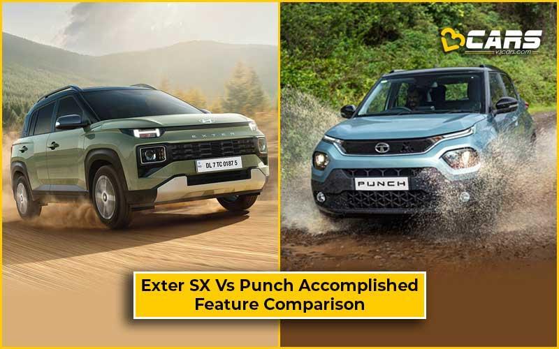 Here’s a quick feature comparison between the Hyundai #Exter SX and Tata #Punch Accomplished to help you with your buying decision. Know more:

v3cars.com/comparison/hyu…

#SUVComparison #SmallSUV #HyundaiCars #TataCars #UltimateChoice #TopFeatures #SafetyFirst #NewSUV #V3Cars