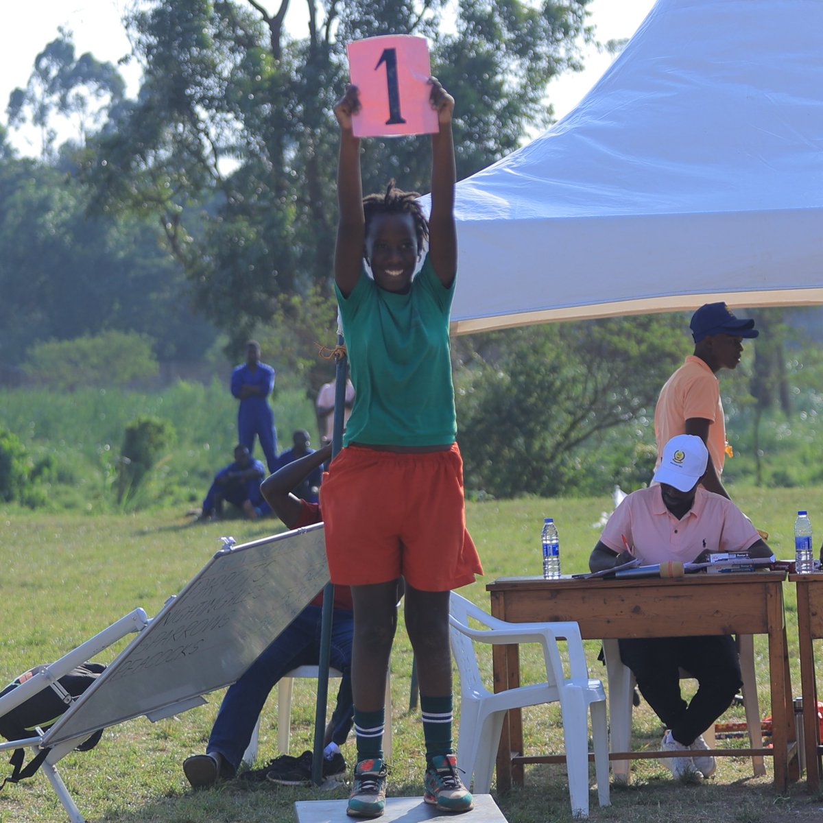 kqprimaryschool's tweet photo. Congratulations to the contestant of peacock for having emerged the winner of bicycle race. @kqprimaryschool
#sportsday2023 😊 #HappeningNow #kqpssportsday #Kqpssportsday23 #SportsDay. https://t.co/cV3micDLpx