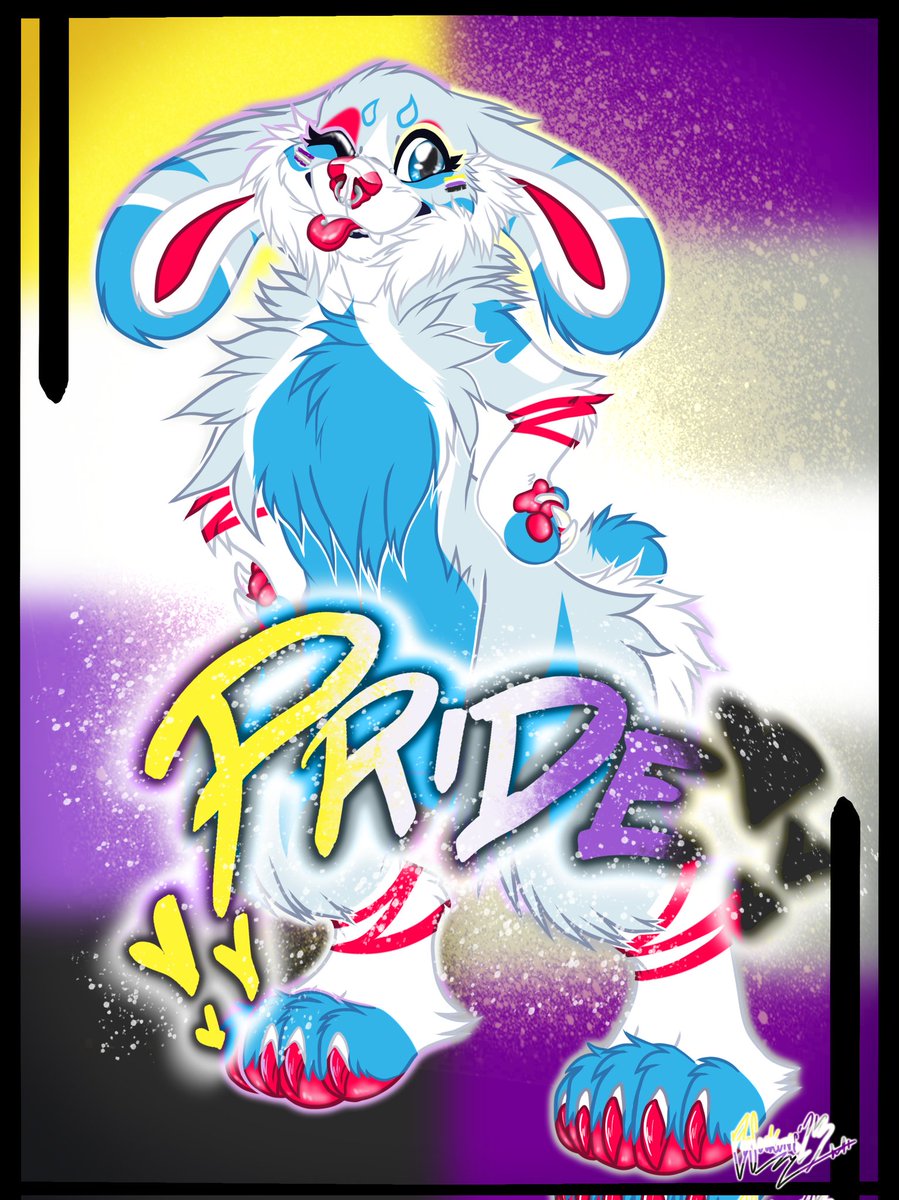 Torbin_Co's tweet photo. Hi! I'm Mokii~
I'm an Enby/Ace writer here to weave thick yarns for you! Here to introduce myself for this #NonBinaryAwarenessWeek #NonBinaryVisibilityDay
I have a link on bio of my website with my links and TOS! ❤️💙
🎨: @Sockune and @SinfulBatti https://t.co/WeZtFMBGJg