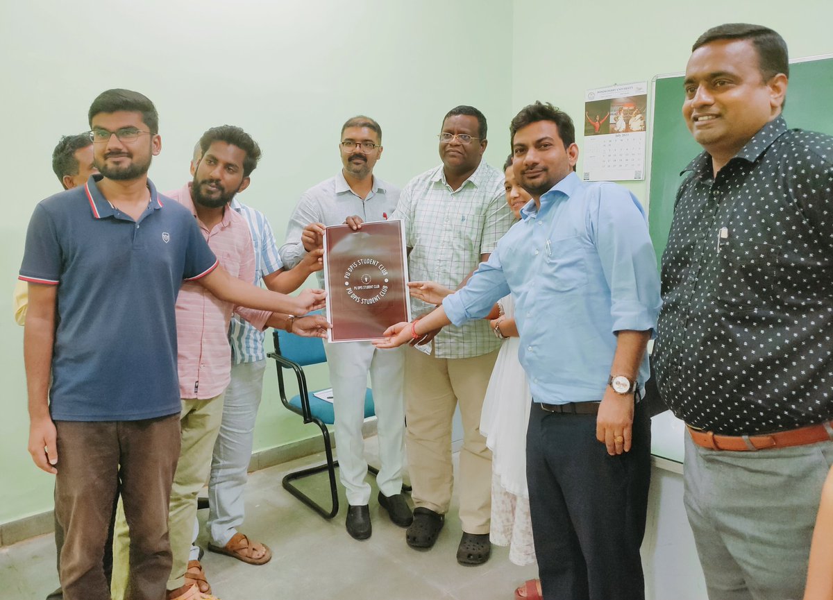 DPISPU's tweet photo. The students of the Department of Politics and International Studies of Pondicherry University have taken initiative to start the DPIS student club and along with that, they also started @puirsociety . As part of it, they had the first meeting on this Friday successfully https://t.co/UvqmdidfAC