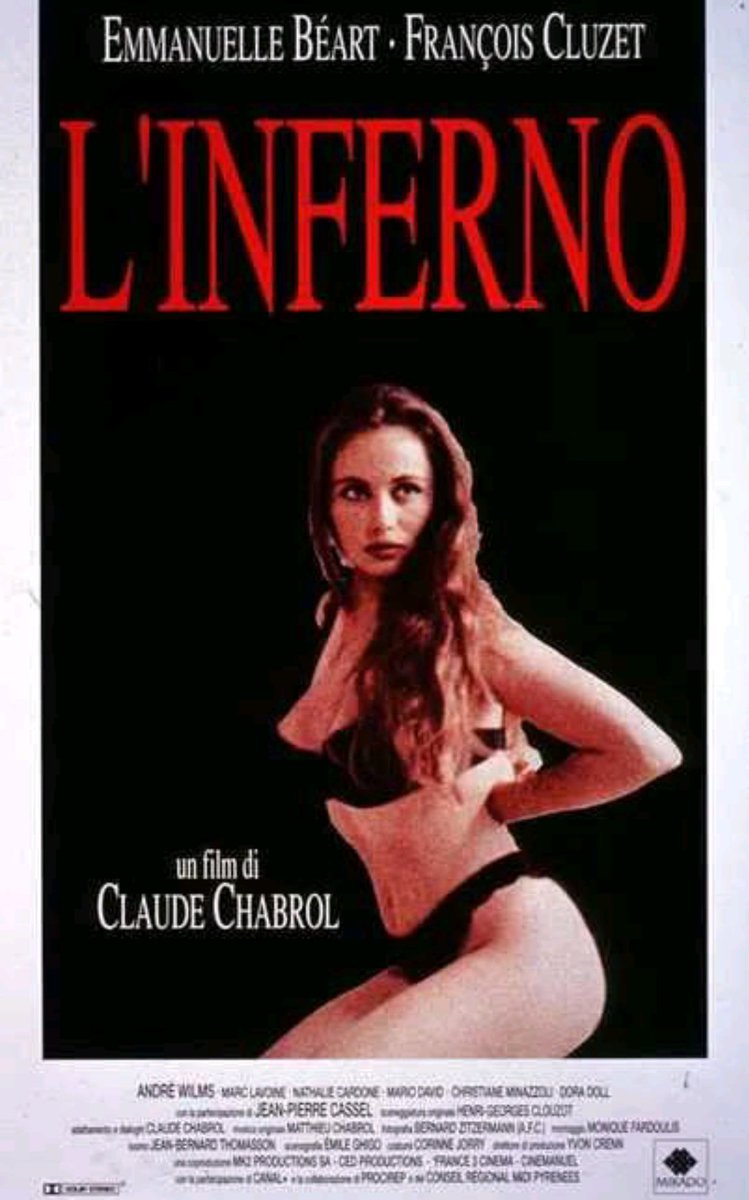 Cuando los celos son enfermizos se desata el infierno para quien los sufre, para quien se ve afectado y para todos aquellos que nos rodean. Magistral Chabrol, deleita y convence con tan amargo y cruel relato sobre un tema que siempre será actualidad. #ElInfierno (1994)