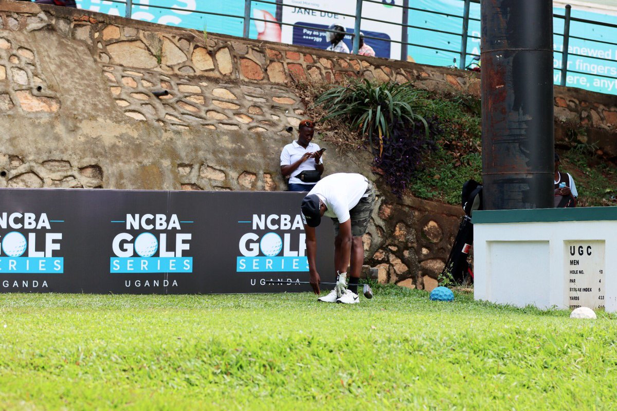 Golfers getting ready to tee off  at the NCBA Golf Series earlier today at the Uganda Golf Clup par 72 in Kitende

#FeaturedPost #FeatureByNCBA #NCBAGolfSeries