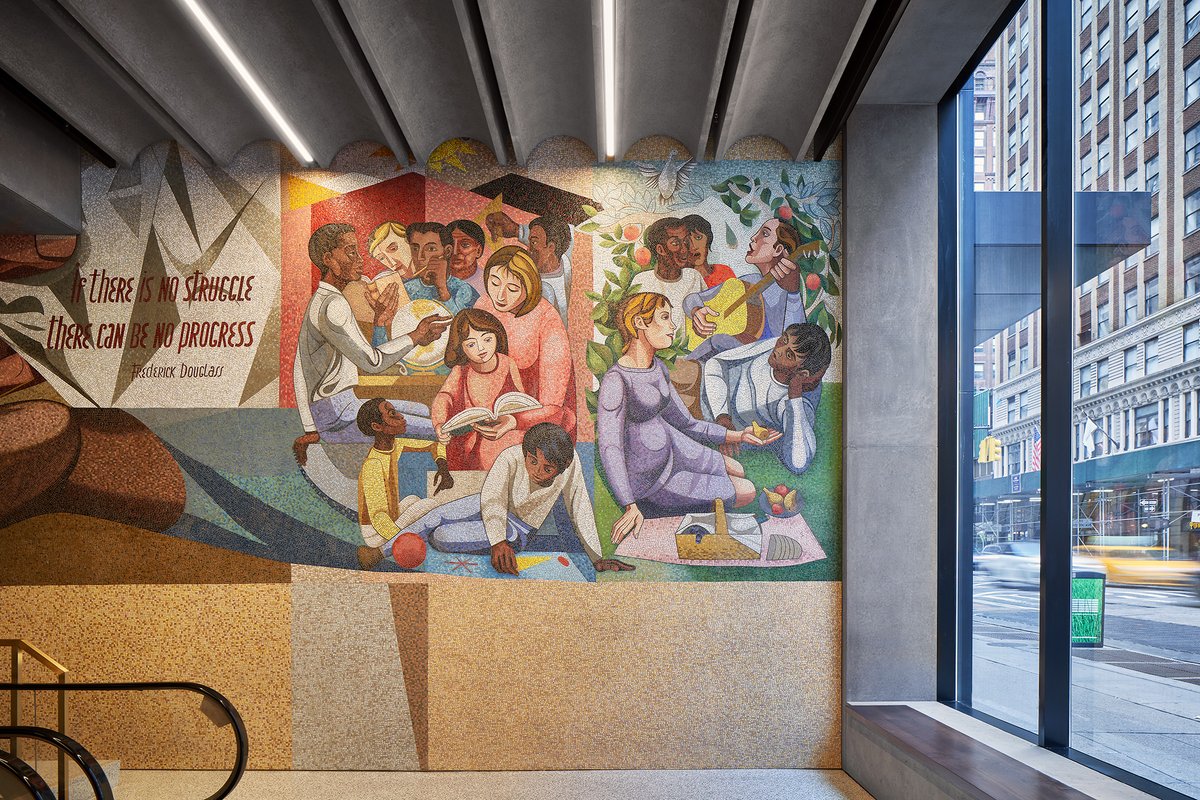MuseumModernArt's tweet photo. How can we reimagine shared spaces in the city?

Last chance! See “New York, New Publics,” an exhibition showcasing 12 projects for public-facing spaces across New York City’s five boroughs → https://t.co/E1hQbxyBH8 https://t.co/ULGTAYvpg1