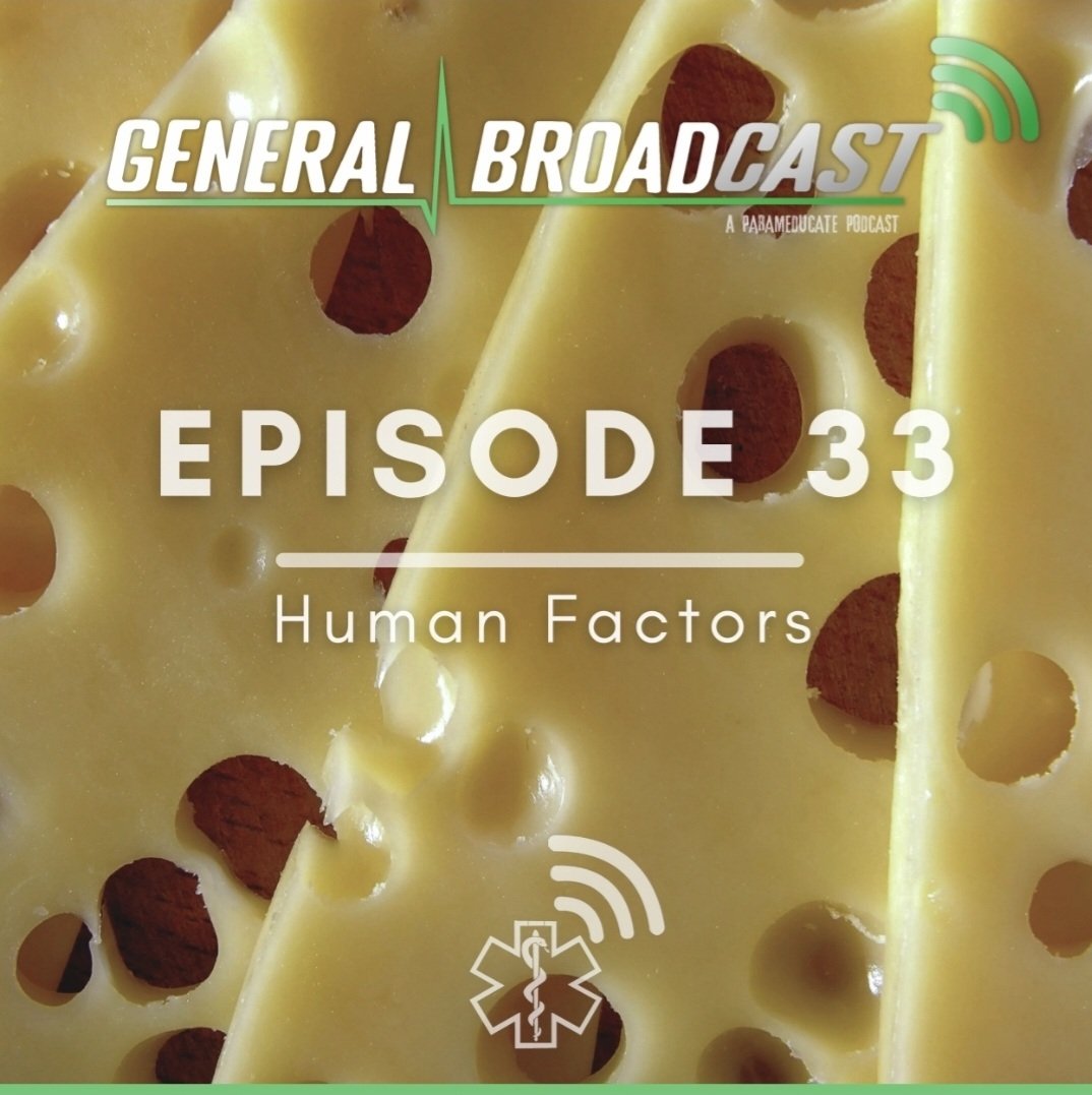 Episode 33 is BroadCASTing now!
This month, we're talking about #humanfactors, how they influence #patientsafety  and how we can adjust our practice to reduce #avoidableharm

Find us on Spotify, iTunes & Soundcloud or generalbroadcast.org.uk

#bandwidth #FOAMed #MedTwitter