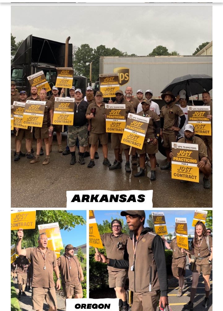 BrJoeBalkis's tweet photo. 7/14/23 #VOTENOups
#upsNegotiationsUpdate
#sob glad-handing &amp; photo-oping .
From #JustPracticing to #StrikeReady!
#PracticePicketing is a good escalation building to a strike, but more is to be done.
We need to be organizing the #VoteNo on the #ups line.
https://t.co/fr95nqepH4 https://t.co/aVqVkzQixx