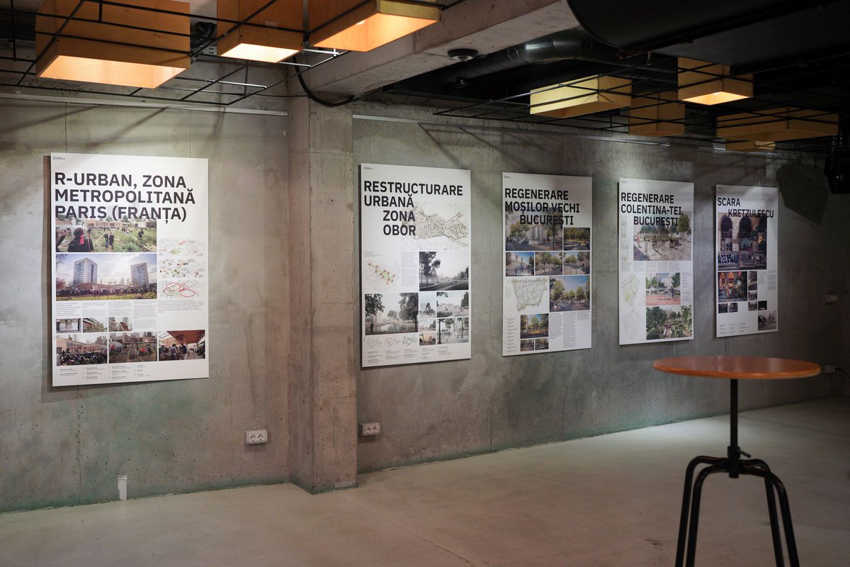 #R_Urban @aaa_paris was exhibited as a best-practice of #urbanregeneration strategy in the exhibition 'The City on a Human Scale - Manifesto for Sustainable Urban Regeneration', event #RomanianDesignWeek 2023 in Bucharest. Thanks #GreenCommunity & #OrdinulArhitecțilorRomânia