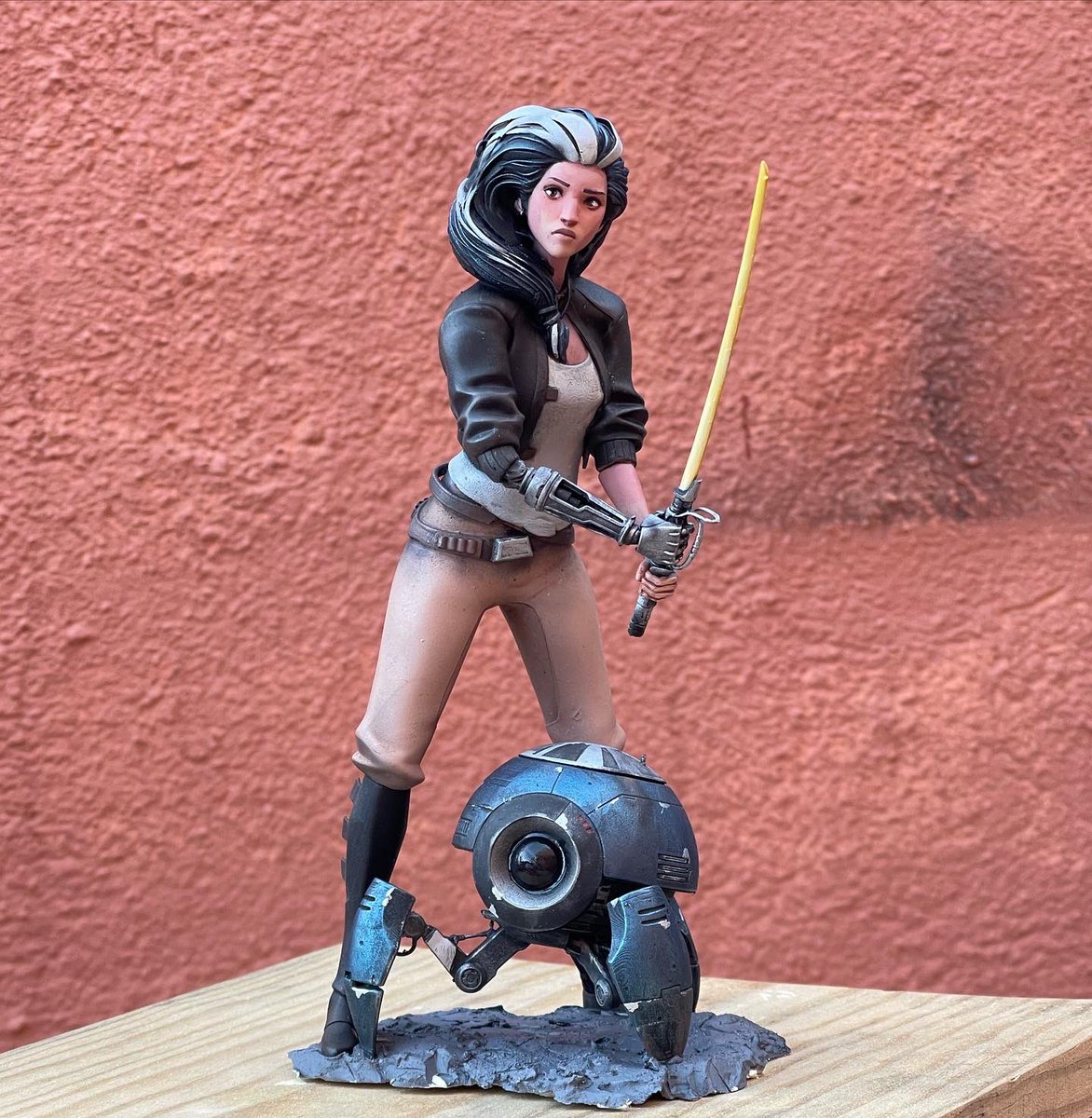 Lola’s 3D printed and painted by me for @rodrigoblaas .
So much fun to paint animated characters too!.
.
.
.
.
.
#starwars #visions2 #sith #starwarsvisions