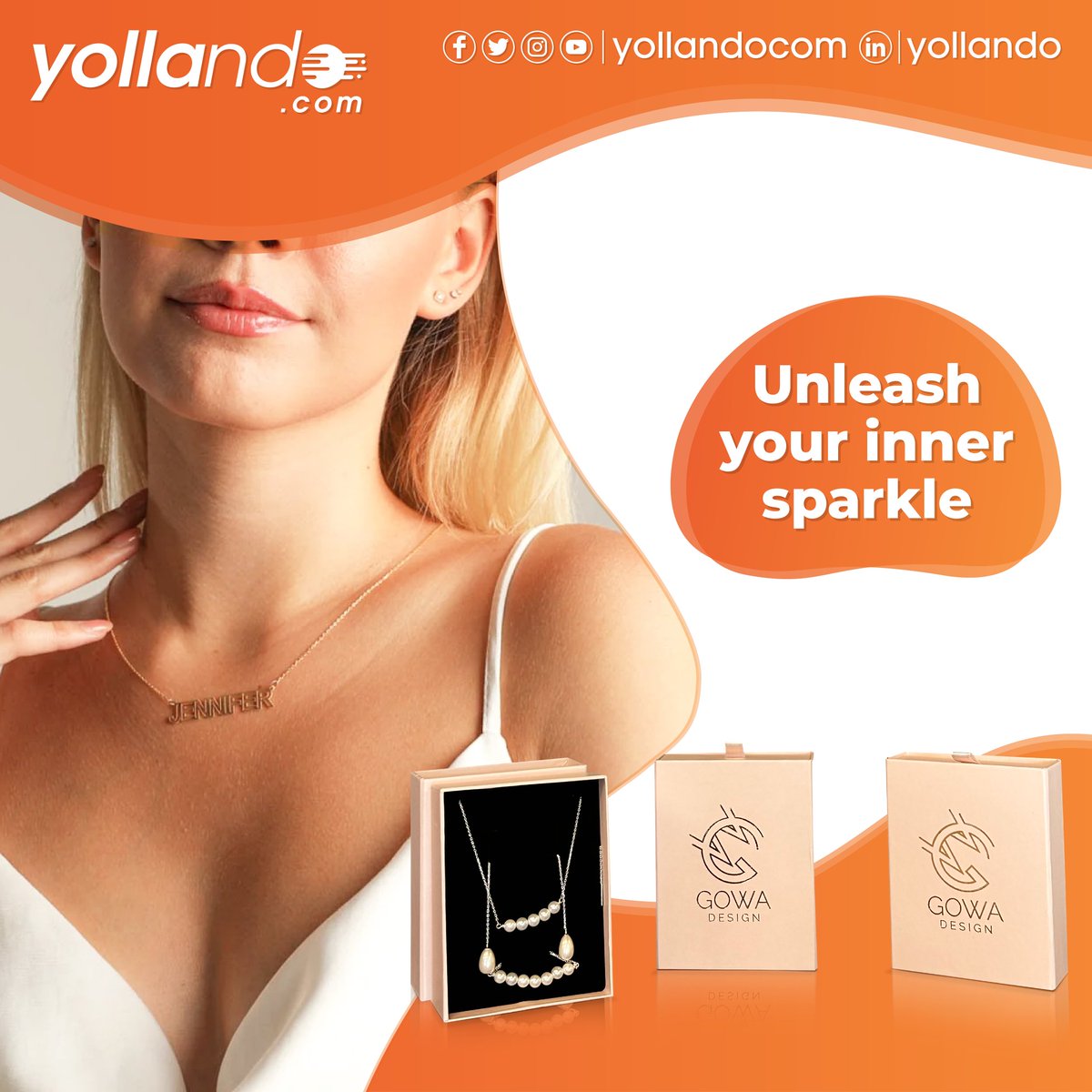💍 Shop now for the most impeccable Gowa Design accessories at unbeatable prices, available only at Yollando Shop. Don't miss out – start shopping today!💍❤