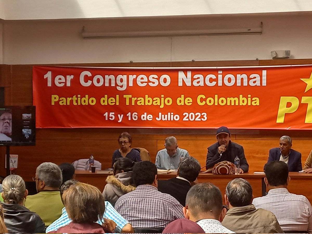 Congreso del Partido del Trabajo de Colombia @PTrabajoC