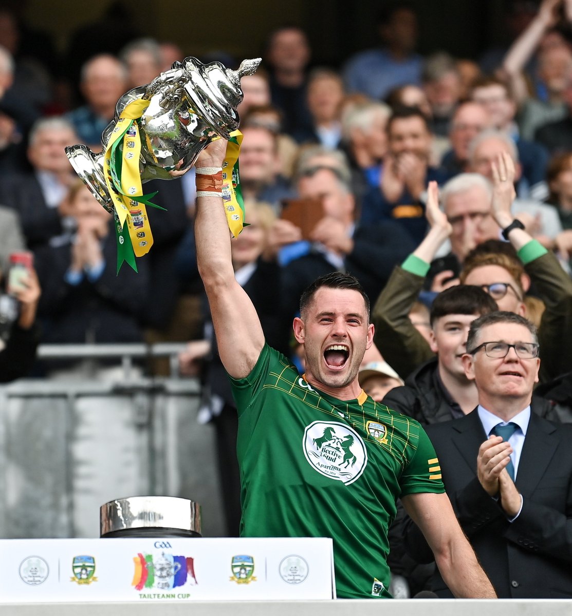 TomasORuanaidh's tweet photo. Meath captain Donal Keogan has played 153 games for the county since making his debut back in Jan 2011, he's never missed a Championship match since his first in 2012 and has missed just three league games through injury.

Simply incredible service - today must feel so, so sweet. https://t.co/jWGAIGJPOi