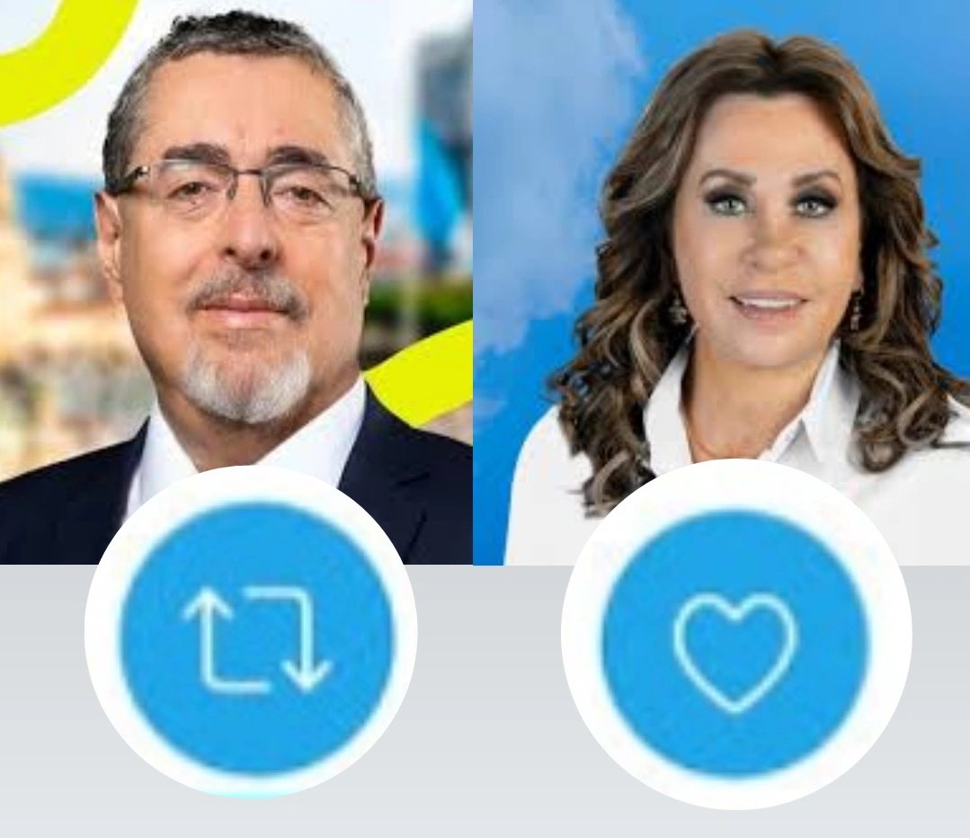 Sondeo confiable. ¡Participa!

🔁 <a href="/BArevalodeLeon/">Bernardo Arévalo</a> - SEMILLA
💚 <a href="/SandraTorresGUA/">Sandra Torres</a> - UNE