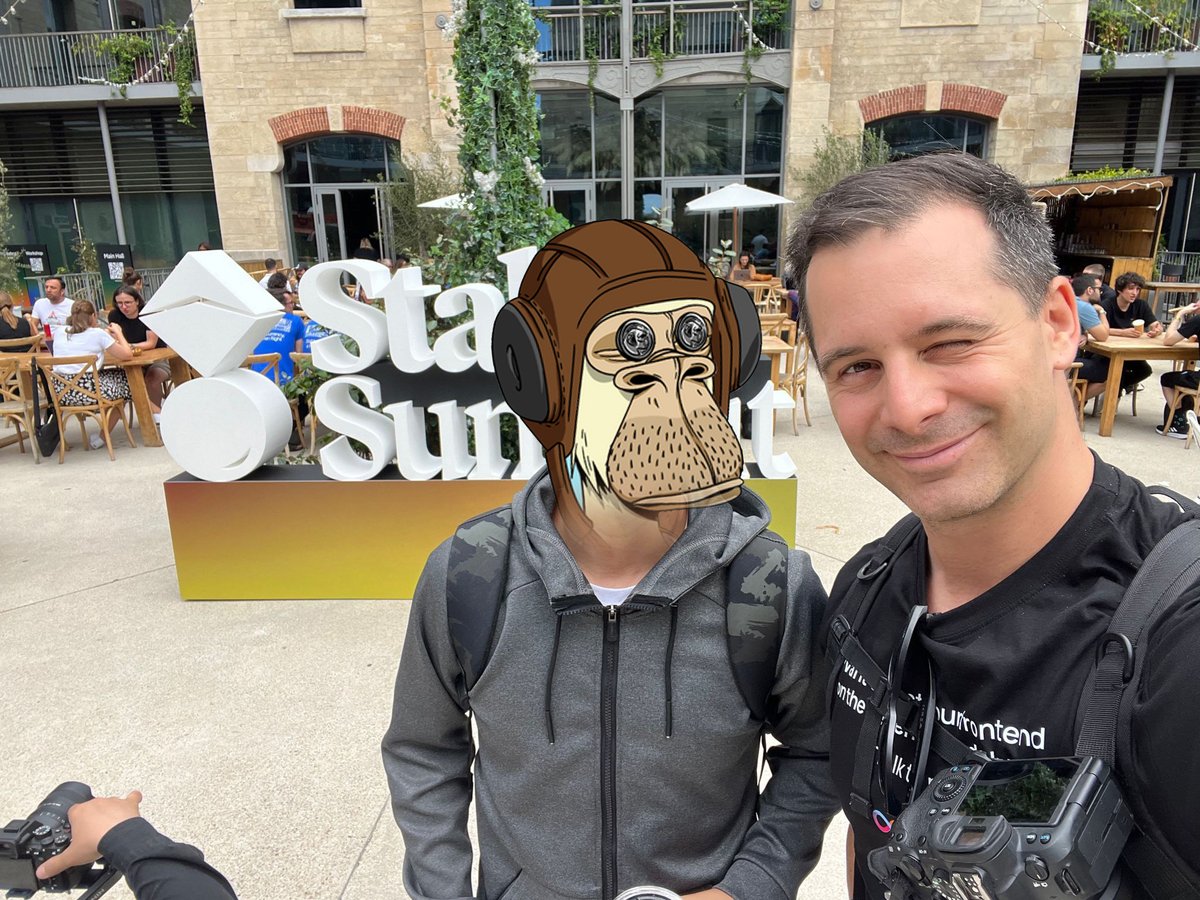 cediwaldburger's tweet photo. From the @stable_summit in Paris 🇫🇷.
Big news from @LiquityProtocol , hello V2 🎉. Next stop @EthCC
Bonus: Fun shot with @brutoshi_ 📸
#EthCC #stSummit https://t.co/nHIreNXMZW