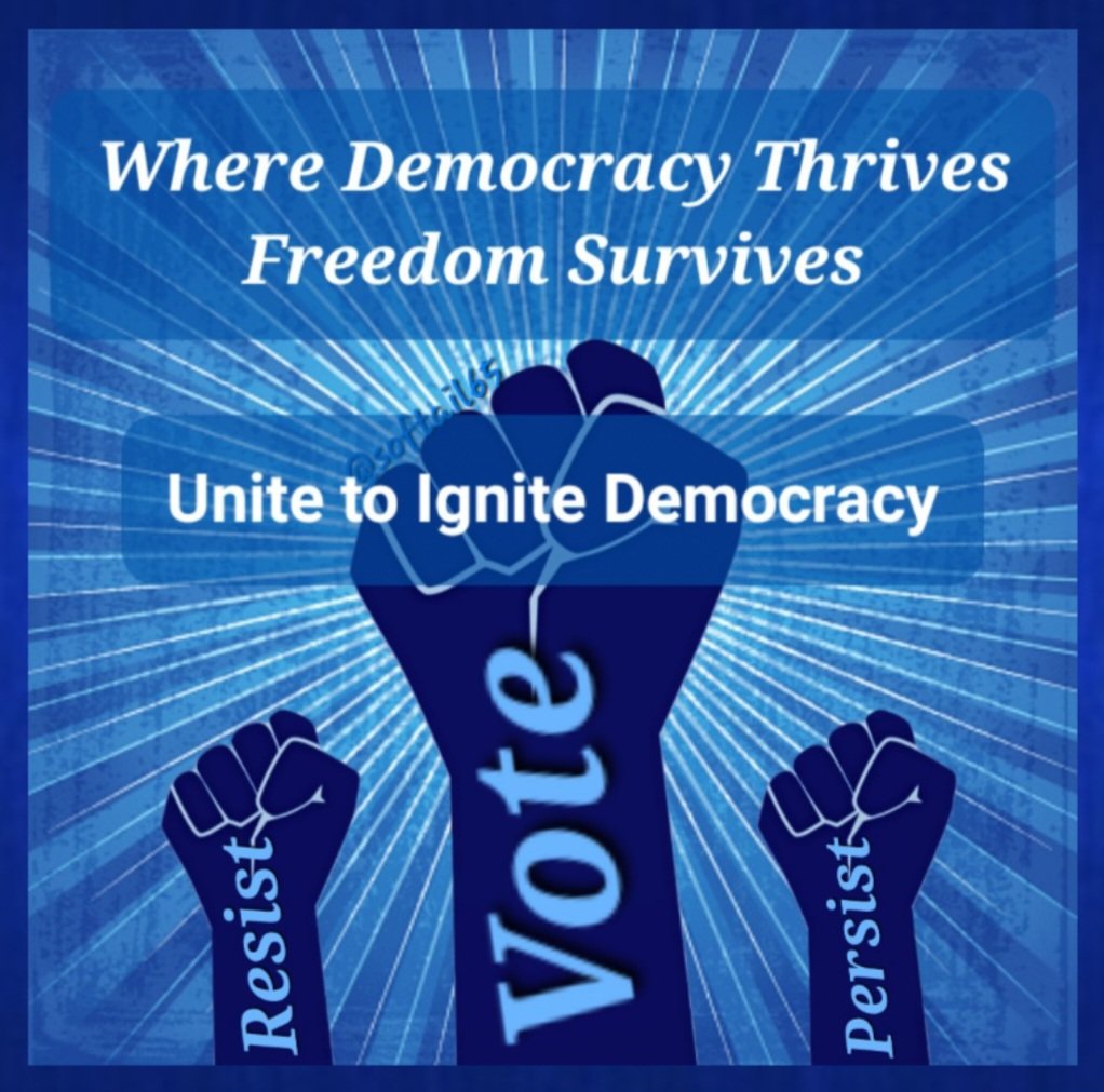 If you are a Blue/Dem account that Follows Me &amp; you want to connect with more Democracy Defenders, drop a comment here so I can add you to boosts next week.
Say Hi 👋, Vet &amp; Follow others that have commented here, too! 🧐👣
Retweet so we can all find new 💙 peeps to follow! 🔄