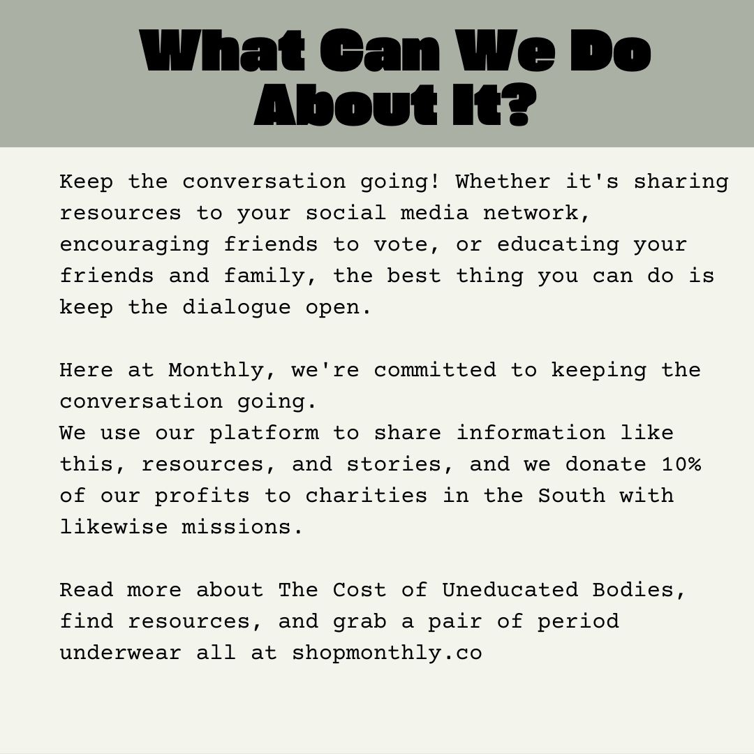 shop_monthly's tweet photo. We know that period education is important, but with recent legislation in Florida, it's imperative to understand the costs of banning essential education about bodies and how we can fight it! Click through or read the full article on our website. Link in bio 🩸 https://t.co/mgSmXtAMZx